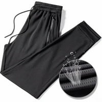 Sanbonepd muške sportske hlače šuplje ljetno tanko labavo klimatizaciju pantalone sa devet bodova