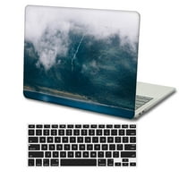 Kaishek za MacBook Pro 16 Slučaj - Izdanje Model A2141, plastična poklopac s tvrdom koferom + crni poklopac tastature, šareni B 1021
