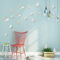3D leptir zidni dekor naljepnice Naljepnice Izmjenjivo DIY metalik papir Maslacflie zidni mirisni ukrasi
