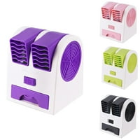 Mini klima uređaj Prijenosni lični ventilator za hlađenje Dvostruki zračni otvor Ljetni desktop hladnjak