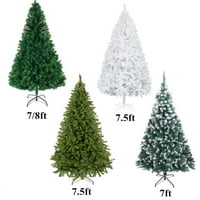 Overpatio 7,5ft Božićno drvce sa vrhovima grana, automatsko Xmas Tree, žuto zeleno