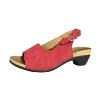 Leesechin Komforne elegantne cipele s niskim cipelama za žene Ljetne guste pete Sandale pumpe kopče