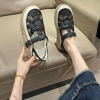 Summer Wedge Hollow Comfort Sandal Black ne klizne radne cipele za žene Božićne veličine 39