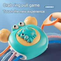 Taize Greaping Toy Crolian Cartoon Crab Pull Stick Višestruki tekstura Theethy Toy Grip Trening Obrazovne