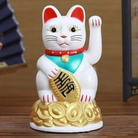 Kineska sreća mahanje mačkama beckoning maneki neko zlatni funtune feng shui 6.5