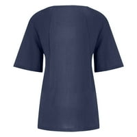 Ženska majica Plus Veličina Grafički tees Kratki rukav O vrat Prevelizirani majica Summer Casual Tops