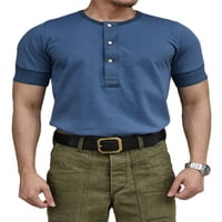 Niuer muns moda retro t majice muškarci vintage pulover pune boje plaža kratka rukava slim bluza s tankom