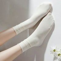 Parovi ljetne proljetne čarape žene postavljene bež crno bijeli sladoled više boja žene labave čarape