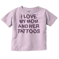 Slatko volim svoje mame tetovaže Cool Toddler Boy Girl majica za djecu od djeteta Brisco brendovi 24m