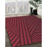 Ahgly Stroj za firmu Perilica u zatvorenom pravokutniku Transitional Bright Maroon Red Područje prostirke,