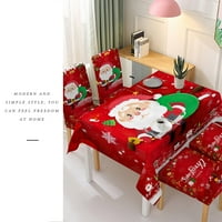 Zsoznqaky Božićni ukrasi Božićna stolna stolica Poklopac poklopca za kuhinju Blagovaonica Xmas poklon,