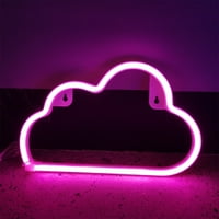 TIETOC LED Cloud Neon Light Sign Noćna svjetiljka Zidna umjetnost Dekorativna soba Party Decor