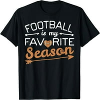 Žene vrhovi američki fudbal je moja omiljena sezona slatka majica poklon posada za zabavu majice