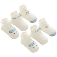 Štetno u parovima Ljetne čarape Jednostavan dizajn crtanog otpornog na habanje ANTI-SKLINSKI BABY SHOCKS Oprema za dojenčad, plava