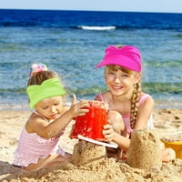 Ljetni sunčevi šeširi za djevojku elastična sunčana šešir protiv ultraljubičastog šešira Novo. U6l0