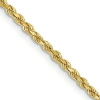 10k žuto zlatni vez užas ogrlica privjesak Privjesak Charm Fini nakit za žene poklone za nju