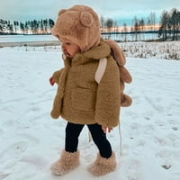 Dječaci toddlera Dječji kaput zimski vjetar otporan na vijak zadebljani kaput dječje toplo dugme gornja odjeća Veličina 90