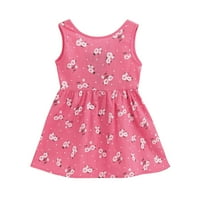 Rovga haljine za djevojčice 1-6y Toddler Baby Kids Girls Driveness Nepsed suknje Princess haljine odjeća Prekrasna odjeća