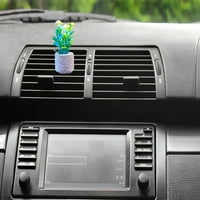 Mini umjetni sočni biljni automobili mirisi hladnjača za police za policama za kuhanje uredskog dekora minijaturni stol za ukrašavanje biljke zid viseći