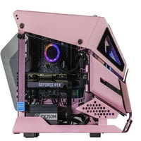 Velztorm Perxici Gaming & Entertop Desktop Rose Pink, Nvidia GeForce GT 1650, 1xUSB 3.2, 4xUSB 3.0,