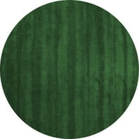 Ahgly Company u zatvorenom okruglom sažetkom smaragdno zelene savremene prostirke, 3 'runda