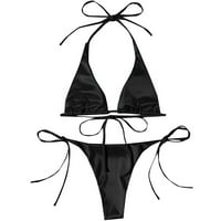 Ženski bandeau zavoj bikini set push up brazilski kupaći kostimi za kupaći kostim za kupaće kostim bikinija kupaćim kostimima