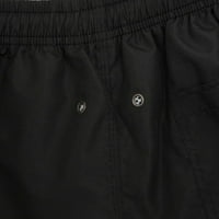 NIUER muške ljetne kratke hlače Elastične kratke hlače na plaži s mrežnim oblogom kupaćim trupovima Classic Fit Beachwewward Crna boja crna 4xl