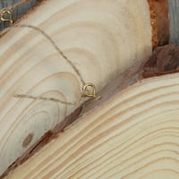 Nedovršena ovalna prazna drvena drvena dnevnik dnevnika za kriške s konopom za dizalo za obrtni zanatski projekti