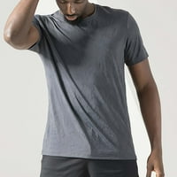 Ljetna ledena svila tanka muška majica prozračna zrna sportovi Casual Svestrani kratki rukav za muški