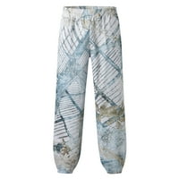Penskeij teretne pantalone za muškarce Muške modne protoke Labava elastična plaža Atlezure Ispisane