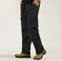 Muške hlače Ležerne prilike Modni casual labavi pamuk plus džepni džep čipkasti hlače elastične struke pantalone