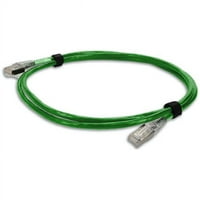 Dodatni dodatak-5FSLCat6a-gn Ft. RJ-45-muško za RJ-45-muško zeleno Slim CAT6A Snagless Boot UTP PVC bakarni kabel