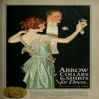 Časopis za oglašavanje i prodaje 1924, strelica Ovratnici Print Joseph C. Leyendecker