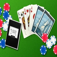 Chesterland, Merilend, Schooner Sail Scena, Lantern Press, Premium igraće karte, paluba za karticu s