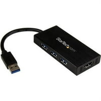 Starchech.com Startech USB32HDEH USB 3. Za HDMI eksterni monitor grafički adapter sa 3-portom USB čvorište - HDMI i USB 3. Mini pristanište - 1080p