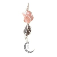 Your Marke Hangets Charm Dangling Moon & Bealing Crystal Pribor Retračni ogledalo Dekoracija Crystal