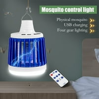 TIITSTOY LED punjiva ljubičasta lampica za ubijanje komaraca sa daljinskim upravljačem na vanjsku vodootporan
