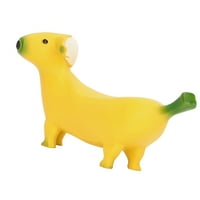 Smiješna banana ukras za pse, široka primjena Lijepa banana Skulptura za pse Obojena jedinstvena za vrt s 8x 3,1x2.4in, m 13x 5,1x3.1in, l 20x 7,9x3.5in