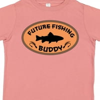 Inktastični Budući ribolov Buddy Poklon mališani dječak ili majica Toddler Girl