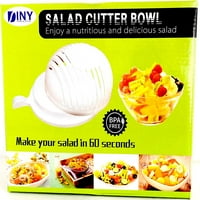 Brza salata proizvođač salata sa salata sa salatom Posuda za salatu Swiftly kockice Voće i povrće, BPA-besplatna
