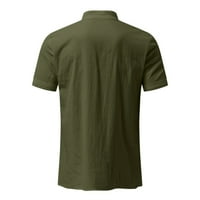 Košulje za muške pamučne majice pamučne majice niz majicu kratkih rukava plaža plaža plaža oblogana