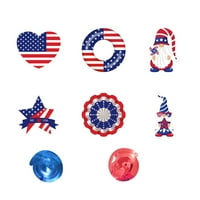 Američki dan nezavisnosti Dekorativni spiralni privjesak zvijezda Privjesak za baner privjesak