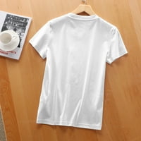 Slatka ženska sloganska grafička majica - udobna i jednostavna za stil za ljeto