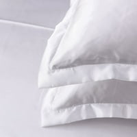 Rosnek Pair Satin svilena jastučna ploča od pune boje satena imitirana svilena jastučna pokrivača za posteljinu jastučnice glatkim kućnim jastucima