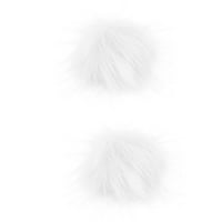 Frcolor Pom Fur Poms Balls Ball Fau Fluffy Crafts HATS pompom Dekor Pribor Charms Lančani ključ Umjetno