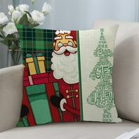 Božićni jastuk za Xmas Element Dekorativni Easy umetanje ELK uzorak Dnevna soba Soba za bacanje jastuk