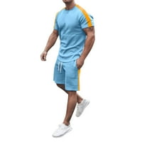 Muška odjeća s kratkim rukavima Sportovi sport Sportska majica Potpise Klasične kratke hlače Striped