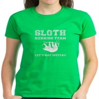 Cafepress - Sloth Thinc Team Majica - Ženska tamna majica
