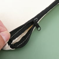 Torba patentna torbica DIY CANVAS prazne šminke torbice Travelse torbica za stolagecraft olovka pamučna