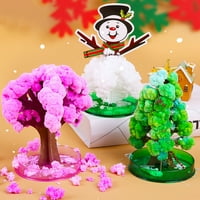 Tree ukrasnog papira - Novost stablo sa višebojnim lišćem - Mini uzgoj božićnog stabla za dom